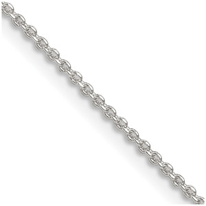 Sterling Silver 1.4mm Diamond-cut Forzantine Cable Chain - QP-F18B092B-4633