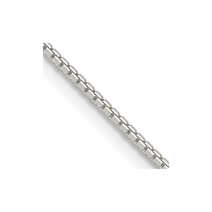 Sterling Silver 1.5mm 8 Sided Diamond-cut Box Chain - QB-6C268838-8395