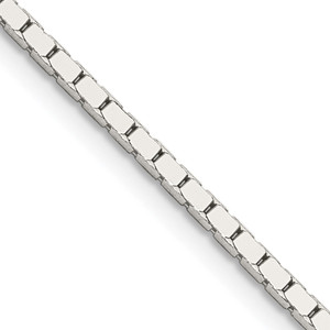 Sterling Silver 1.5mm Mirror Box Chain - QP-9AE0FA8F-7294