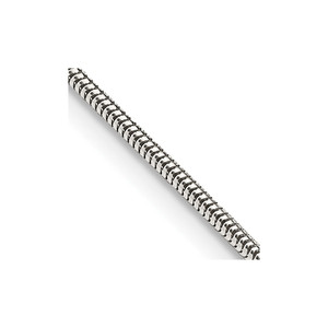Sterling Silver 1.5mm Round Snake Chain - QS-D03AC5AA-2384