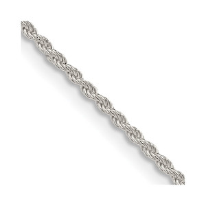 Sterling Silver 1.5mm Solid Rope Chain - QD-9CF4A68E-7728
