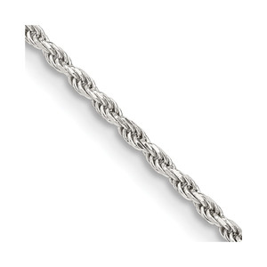 Sterling Silver 1.7mm Diamond-cut Rope Chain - QD-7D661E9B-3754