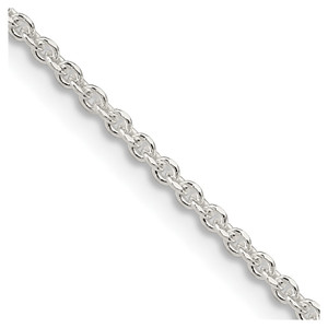 Sterling Silver 1.85mm Diamond-cut Forzantine Cable Chain - QP-9A3B8CBB-2299