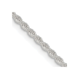 Sterling Silver 1.8mm Solid Rope Chain - QD-12B7787F-8943
