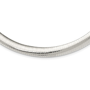 Sterling Silver 10mm Cubetto Necklace - QU-66E88315-6673