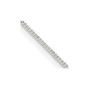 Sterling Silver 1mm Curb Chain - QP-8D0B9449-4888