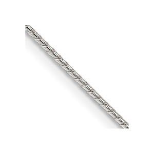 Sterling Silver 1mm Round Franco Chain - QR-F5CF8921-6894