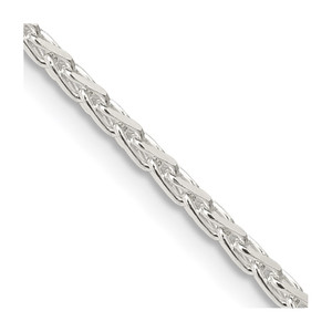 Sterling Silver 2.15mm Diamond-cut Round Spiga Chain - QS-354F368B-5055