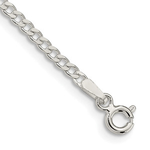 Sterling Silver 2.3mm Beveled Curb Chain - QF-FA54DAE1-4070