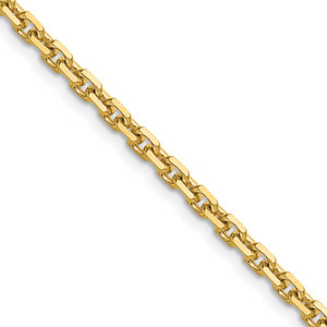14k 3.25mm D/C French Link Chain - PE-D4F5D85A-5069