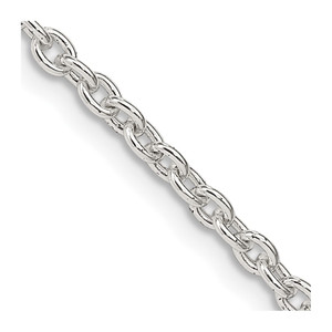 Sterling Silver 2.75mm Cable Chain - QC-677DA161-4306
