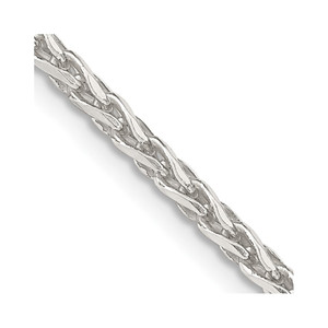 Sterling Silver 2.85mm Diamond-cut Round Spiga Chain - QS-03C20EA7-5257