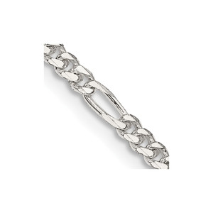 Sterling Silver 2.85mm Figaro Chain - QF-CBA8B91B-9880