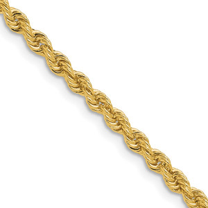 14k 3.3mm Regular Rope Chain - 02-A8921E9B-7601