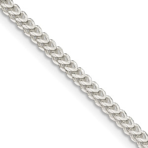 Sterling Silver 2mm D/C Square Franco Chain - QQ-0DCF69FD-9222