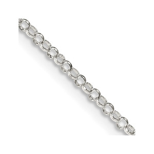 Sterling Silver 2mm Rolo Chain - QF-E2A78C7C-3548