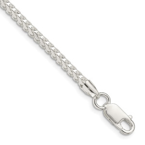 Sterling Silver 3.1mm D/C Square Franco Chain - QQ-5A3CAADA-2170