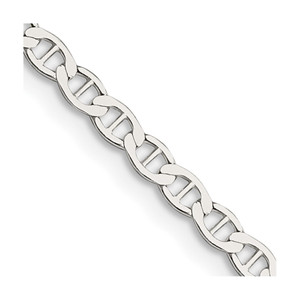 Sterling Silver 3.1mm Flat Anchor Chain - QL-0798D24C-4087