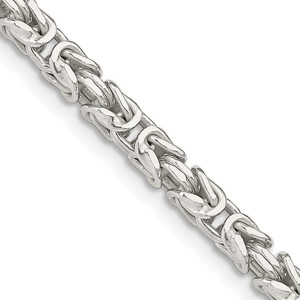 Sterling Silver 3.25mm Byzantine Chain - QB-48E1CCD8-2835