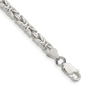 Sterling Silver 3.25mm Byzantine Chain - QB-BE9155F5-7883
