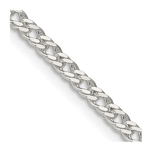 Sterling Silver 3.3mm Rambo Chain - QR-5859392E-8934