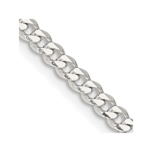 Sterling Silver 3.5mm Curb Chain - QC-91088AC0-7048