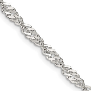 Sterling Silver 3.5mm Singapore Chain - QF-D923D0C6-5057