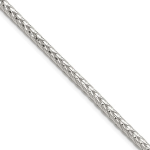 Sterling Silver 3.8mm Diamond-cut Round Franco Chain - QF-92928E6F-8140