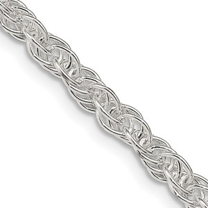 Sterling Silver 3.8mm Loose Rope Chain - QF-0FB0FFA4-8702