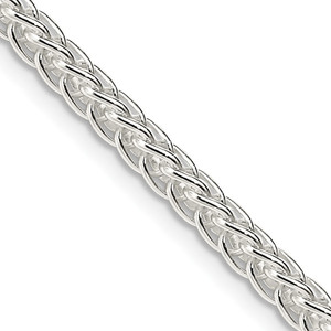Sterling Silver 3mm Square Spiga Chain - QF-F7BCC434-5489