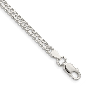 Sterling Silver 4.25mm 6 Side D/C Flat Double Curb Chain - QF-F67B6B3D-7984