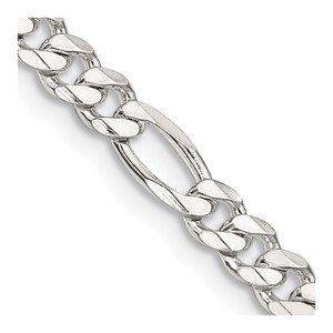 Sterling Silver 4.5mm Figaro Chain - QF-11C4AF73-9487