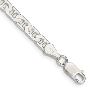 Sterling Silver 4.5mm Flat Anchor Chain - QA-CDE4664D-2068