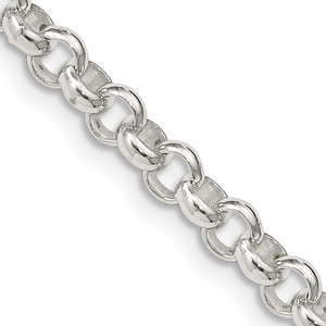 Sterling Silver 4.6mm Rolo Chain - QF-24D2B5BC-6634