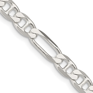 Sterling Silver 5.5mm Figaro Anchor Chain - QA-A7B1F268-3224
