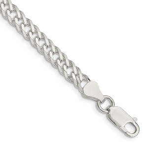 Sterling Silver 5.65mm 6 Side D/C Flat Double Curb Chain - QF-3E1AE204-4927