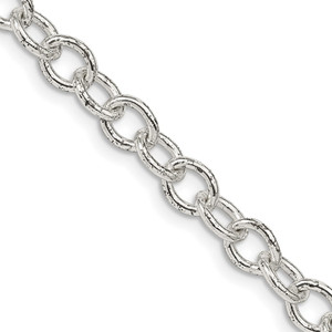 Sterling Silver 5.75mm Oval Cable Chain - QF-5827A3D4-6657