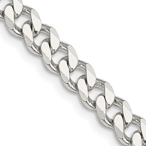 Sterling Silver 5.7mm Curb Chain - QC-F2926194-7069