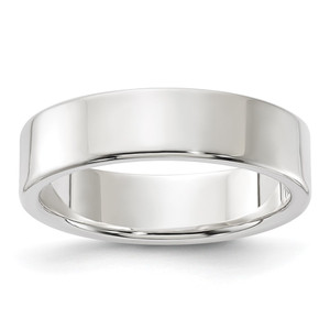 Sterling Silver 5mm Lightweight Flat Size 5 Band