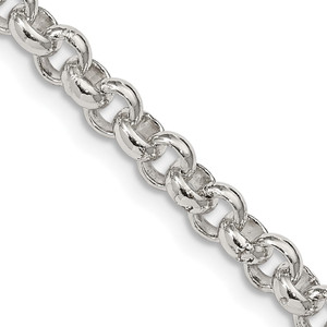 Sterling Silver 5mm Rolo Chain - QF-FA72D669-9926