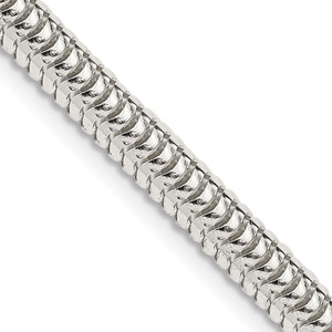 Sterling Silver 5mm Round Snake Chain - QS-BB98BA13-7538