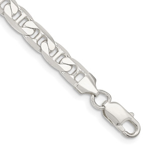 Sterling Silver 7mm Flat Anchor Chain - QA-5CFA8C02-5908