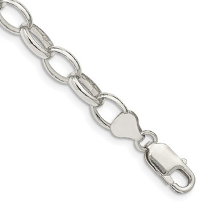 Sterling Silver 8mm Fancy Rolo Chain - QF-6687367B-9428