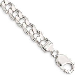 Sterling Silver 9.3mm Curb Chain - QC-20DCD13B-9545
