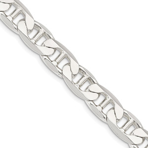 Sterling Silver 9.5mm Flat Anchor Chain - QA-A9764E31-8993