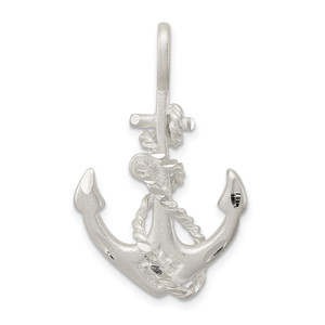 Sterling Silver Anchor Charm - QC-B921226D-1229