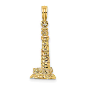 14K 3D Cape May, NJ Lighthouse Charm
