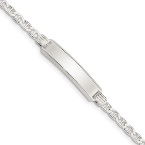 Sterling Silver Children's ID Bracelet - QI-0BF1DB04-1733
