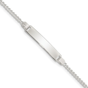 Sterling Silver Children's ID Bracelet - QI-DAA84D9D-3836