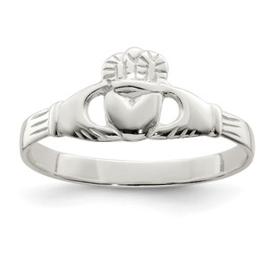 Sterling Silver Claddagh Ring - QR-48D93111-4338